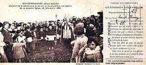 1550- Ain-Temouchent - Benediction nouvelle Eglise - 1935